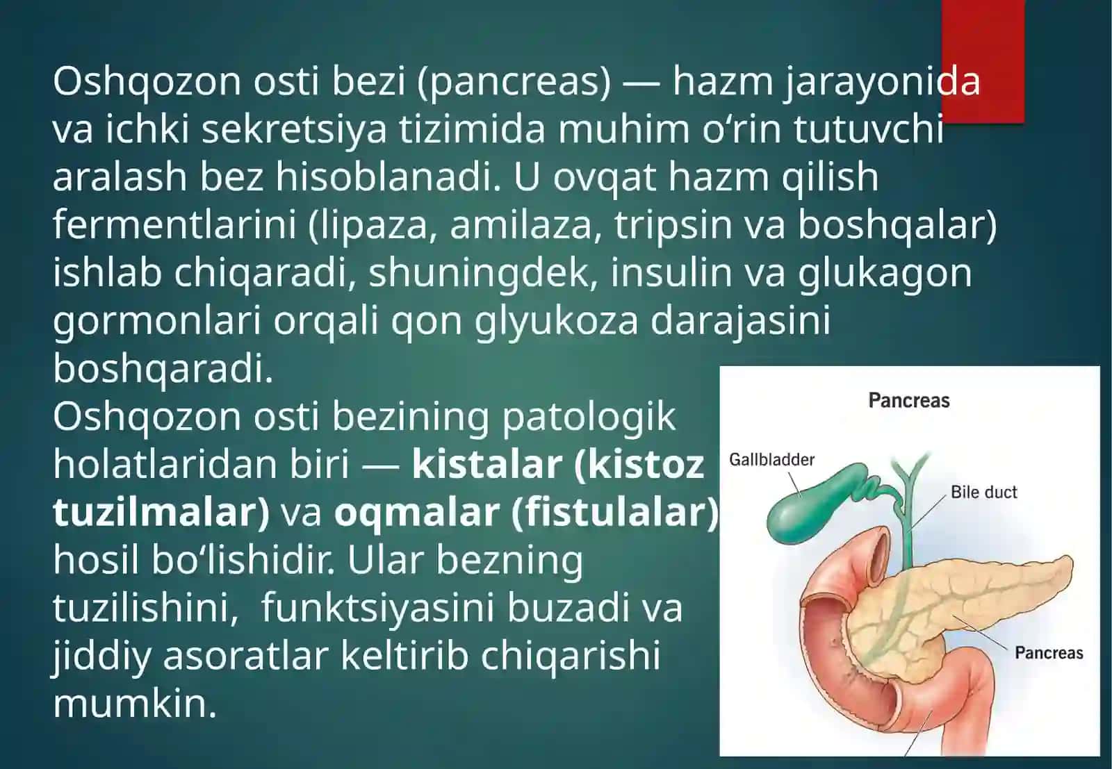 Oshqozon osti bezi kistalari va oqmalari 2
