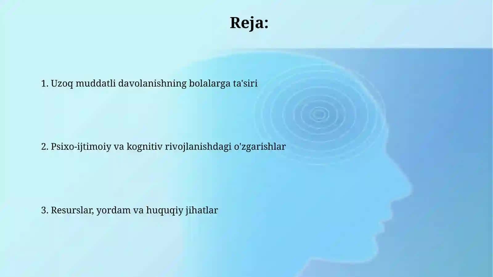 Uzoq muddatli davolanayotgan bemor bolalarning o‘ziga xos xususiyatlari 2