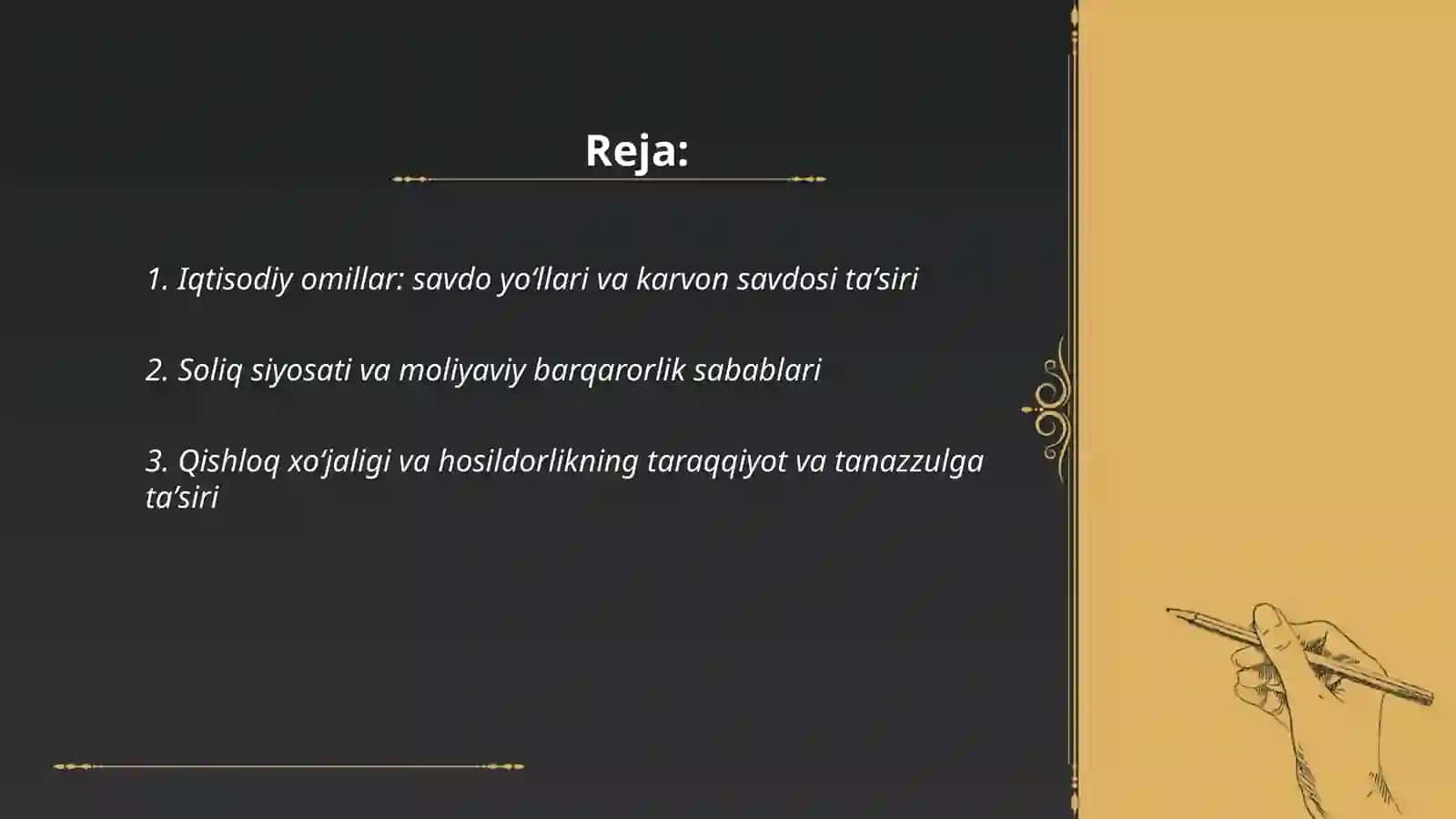 Ilk oʻrta asr davlatlari taraqqiyoti va tanazzuli sabablari 2