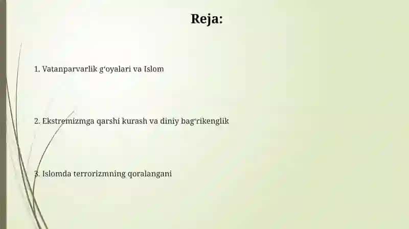 Islomda terrorizmning qoralanishi va vatanparvarlik g’oyalari 2