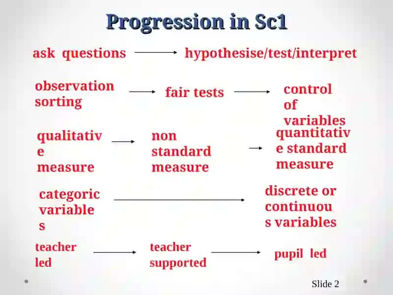 Scientific Enquiry Investigative Skills 2