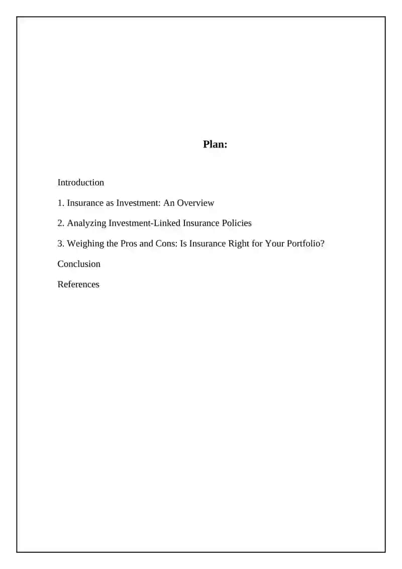 Insurance as Investment 2