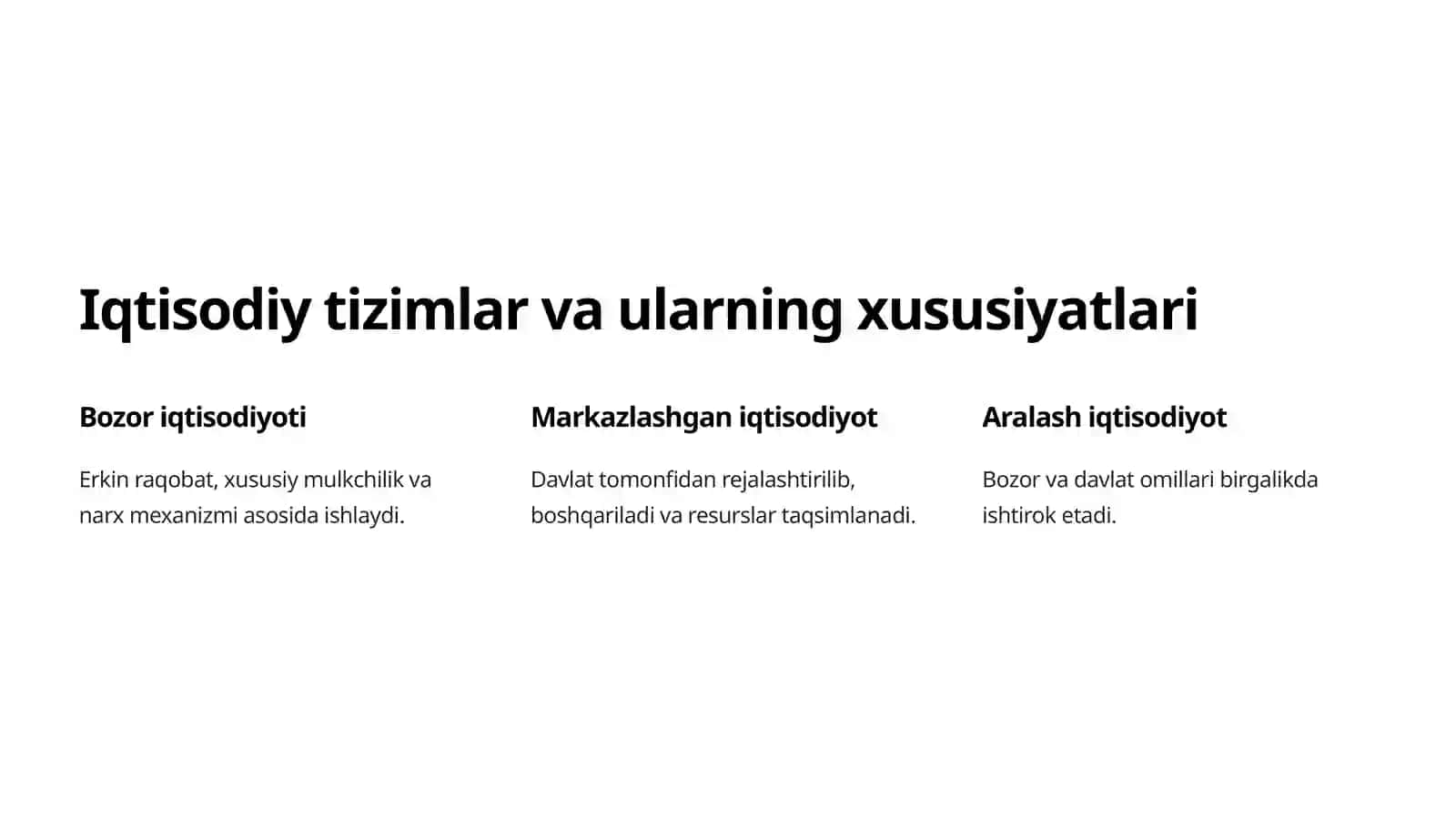 Iqtisodiyot qanday ishlaydi 2