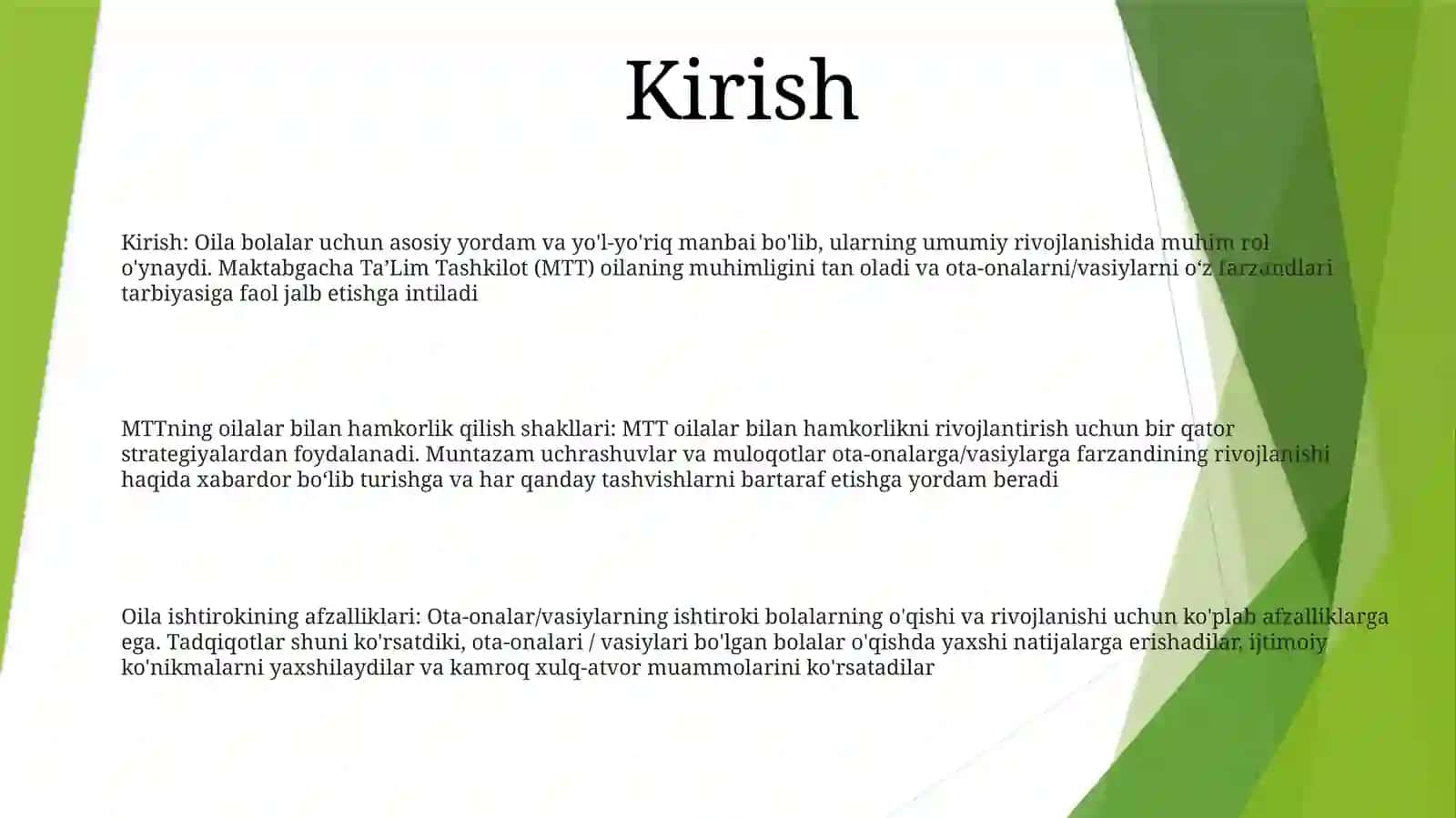 Maktabgacha TaʼLim Tashkilotining Oila Bilan Ishlash Shakllari 2