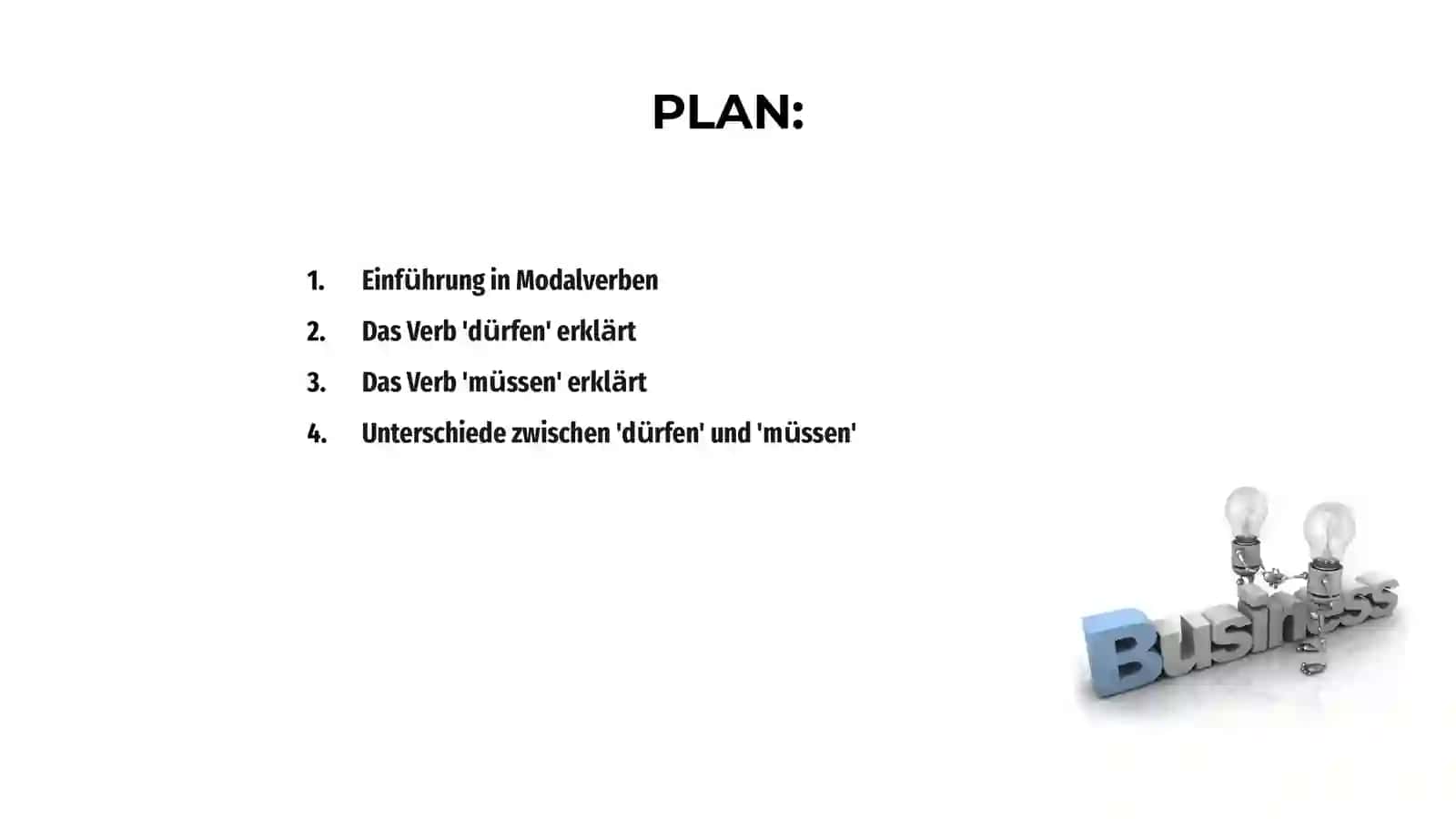 Modalverb - dürfen- müssen 2