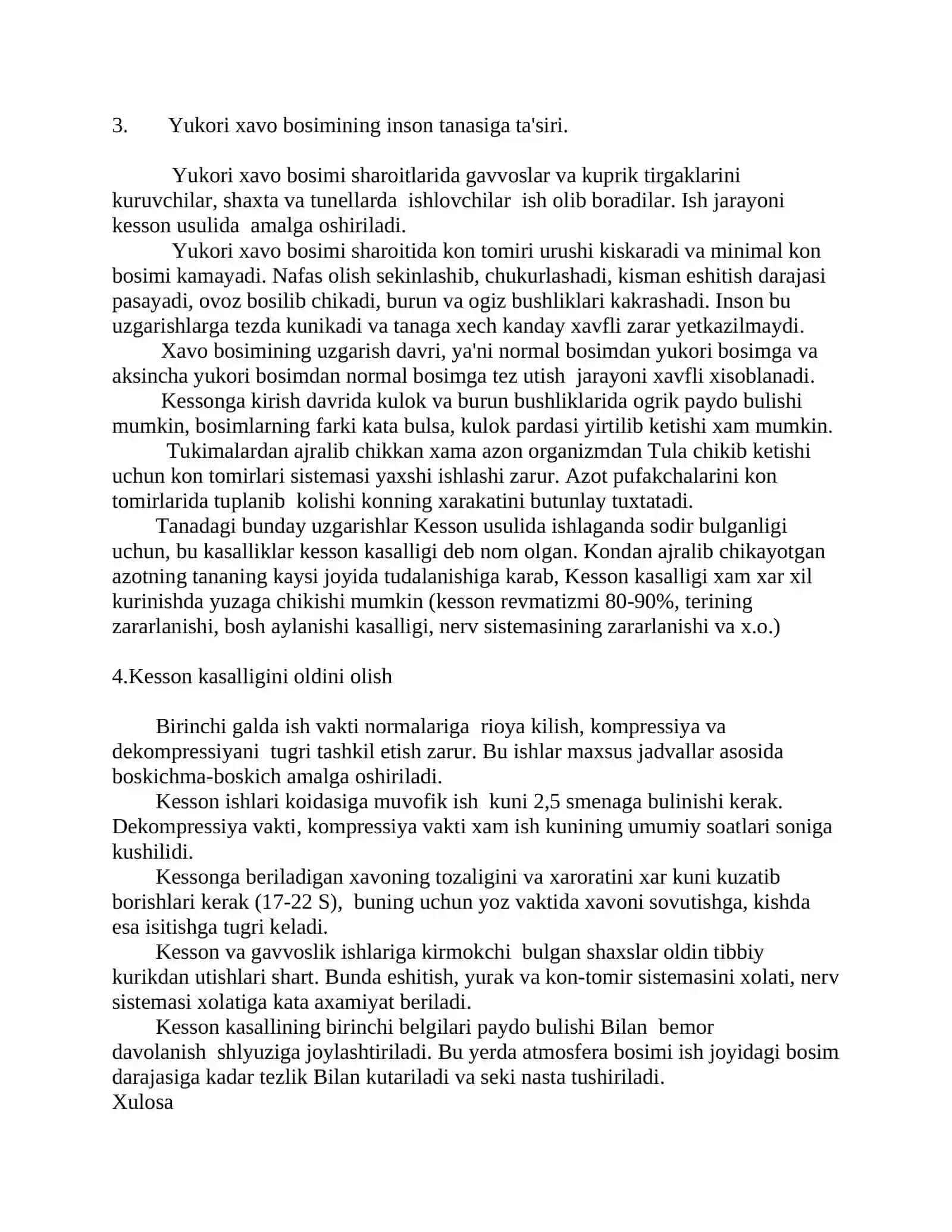 Havo bosimi va uning inson tanasiga ta'siri 2