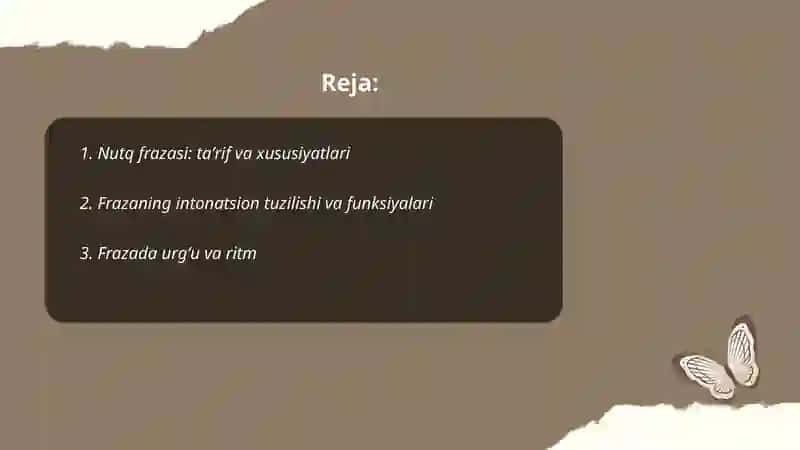 Nutqning fonetik boʻlinishi 2
