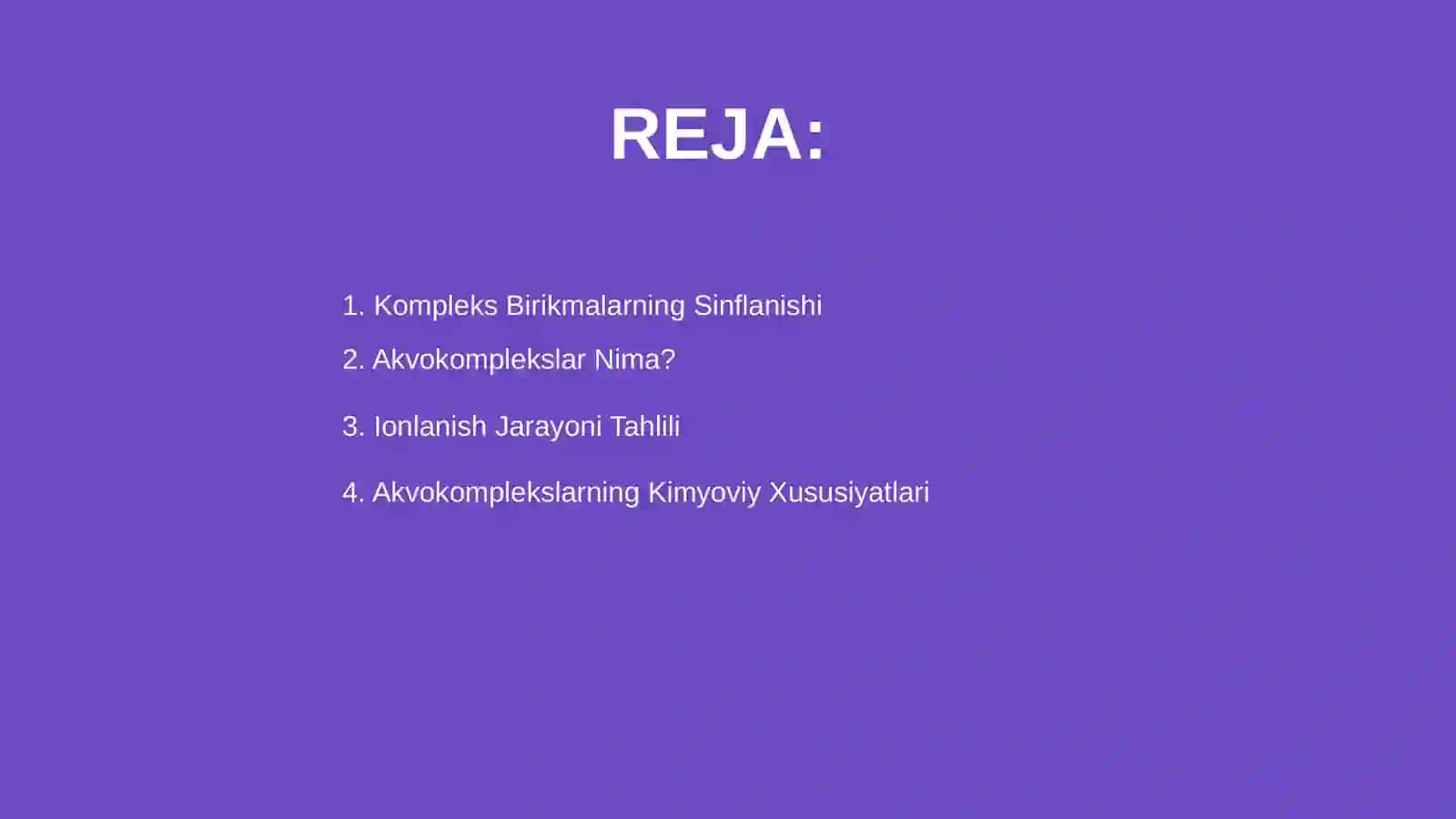 Kompleks birikmalarning sinflanishi 2