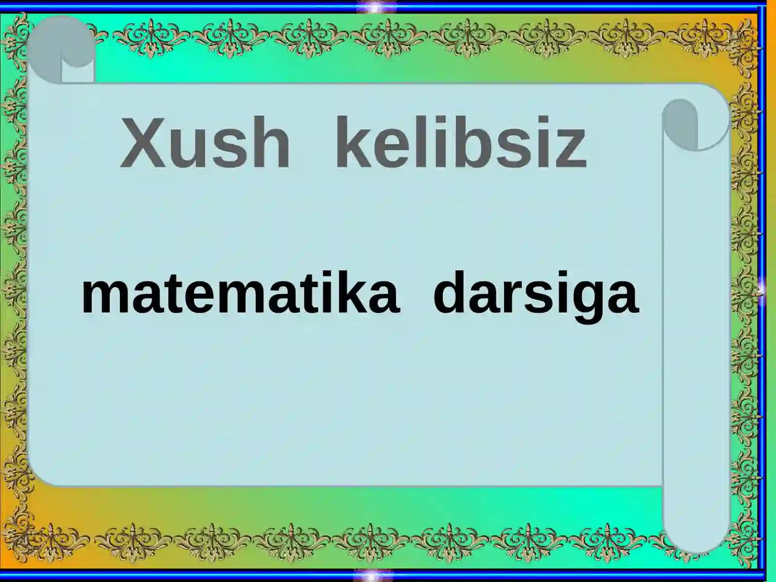 Nafisa "Sonliifodalarning qiymatini hisoblash" 2