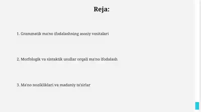 Morfologik vositalar 2