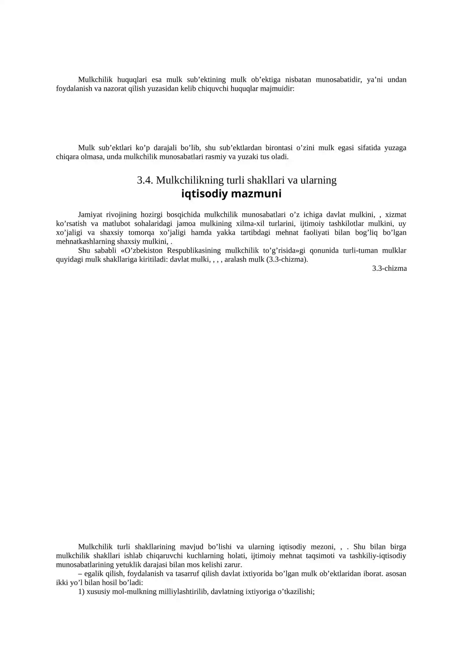 MULKCHILIK MUNOSABATLARI 2