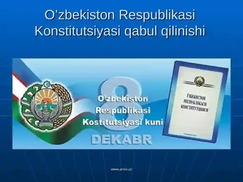 O’zbekiston Respublikasi Konstitutsiyasi 2