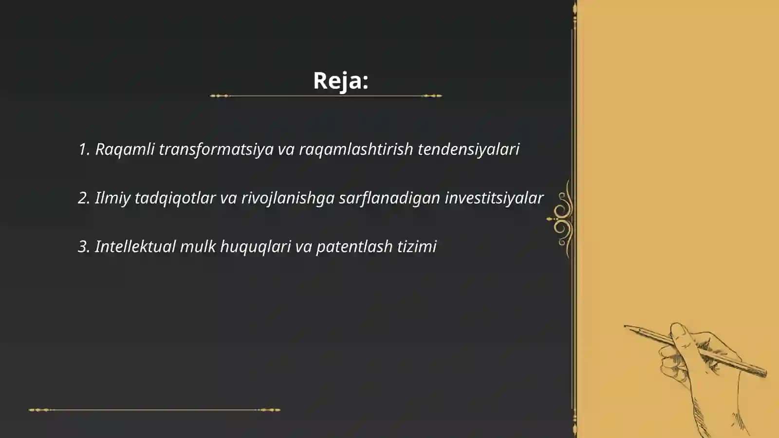 Inovatsion iqtisodiyot tendensiyalari va asosiy muammolar 2