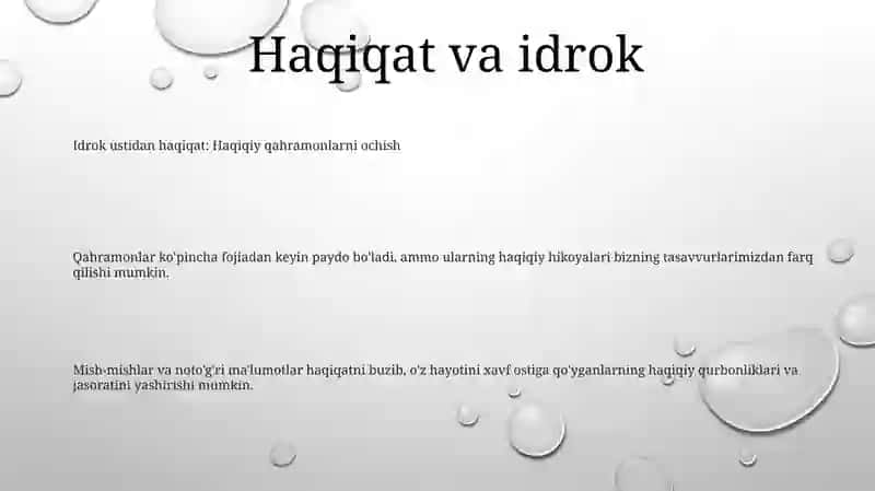 Haqiqiy qahramonlar 2