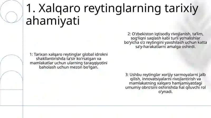 Xalqaro Reytinglar 2