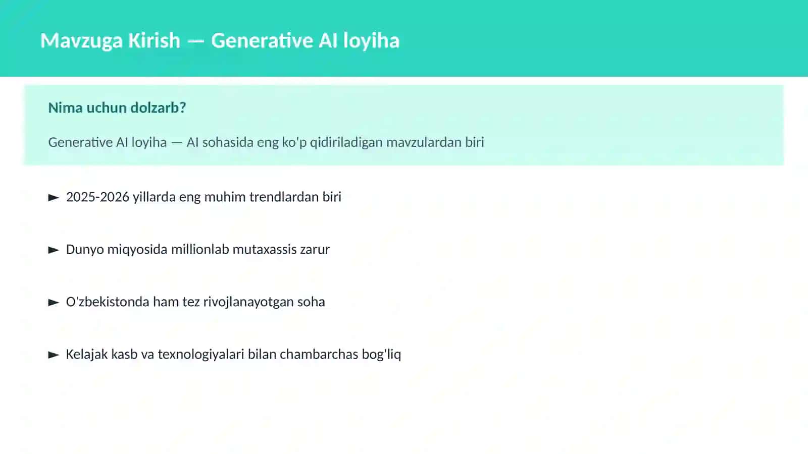 GENERATIVE AI VA LLM 2