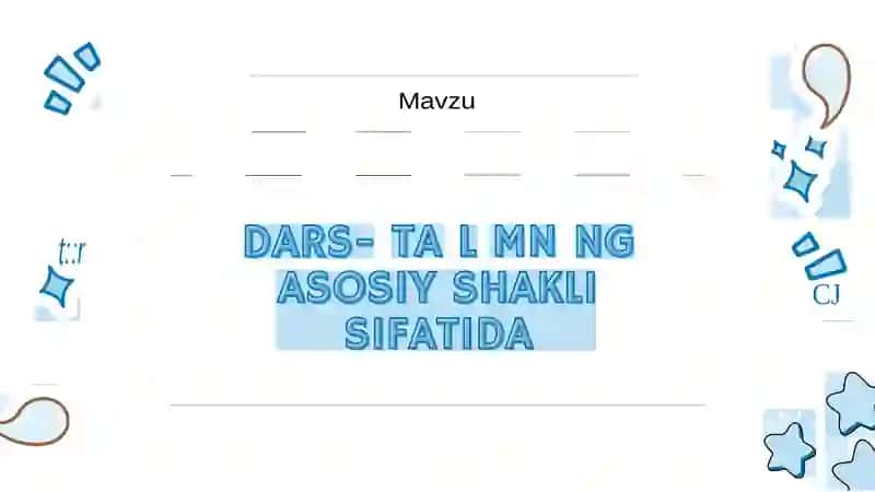 Dors tushunchosi vo uning to'lim tizimidogi 2