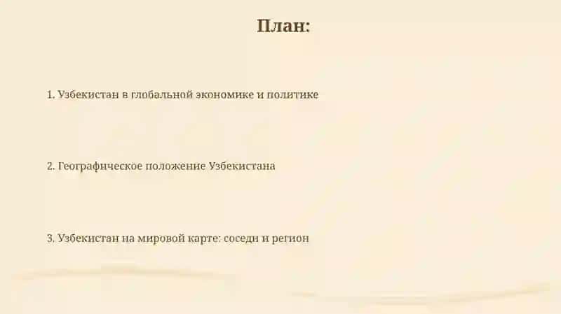 Узбекистан На карте мира 2