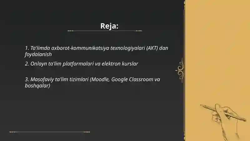 Ta'limda raqamli texnologiyalar 2