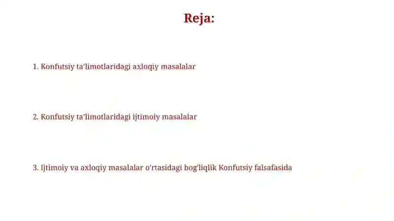 Konfutsiy ta’limotlari 2