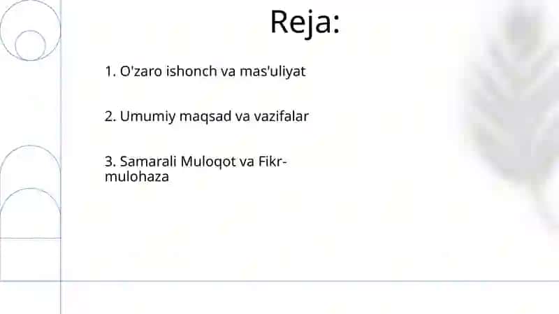 Yollanma top menejer va mulkdorning o'zaro munosabati ( hamkorligi) 2