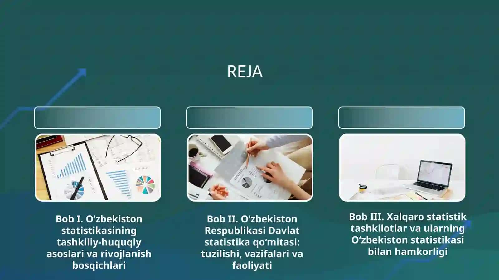 O‘zbekistonda statistika ni taʼlil etish. Xalqaro statistik tashkilotlar 2