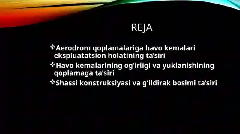 Aerodrom qoplamalari 2