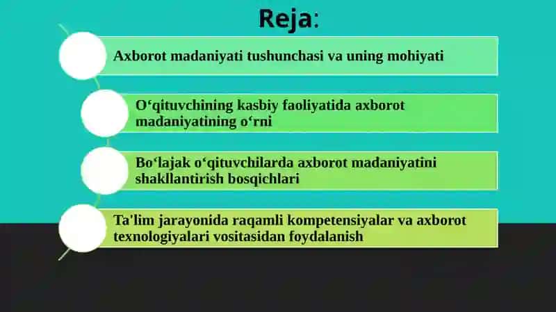 Bo’lajak o’qituvchilarda axborot madaniyatini shakillantirish 2