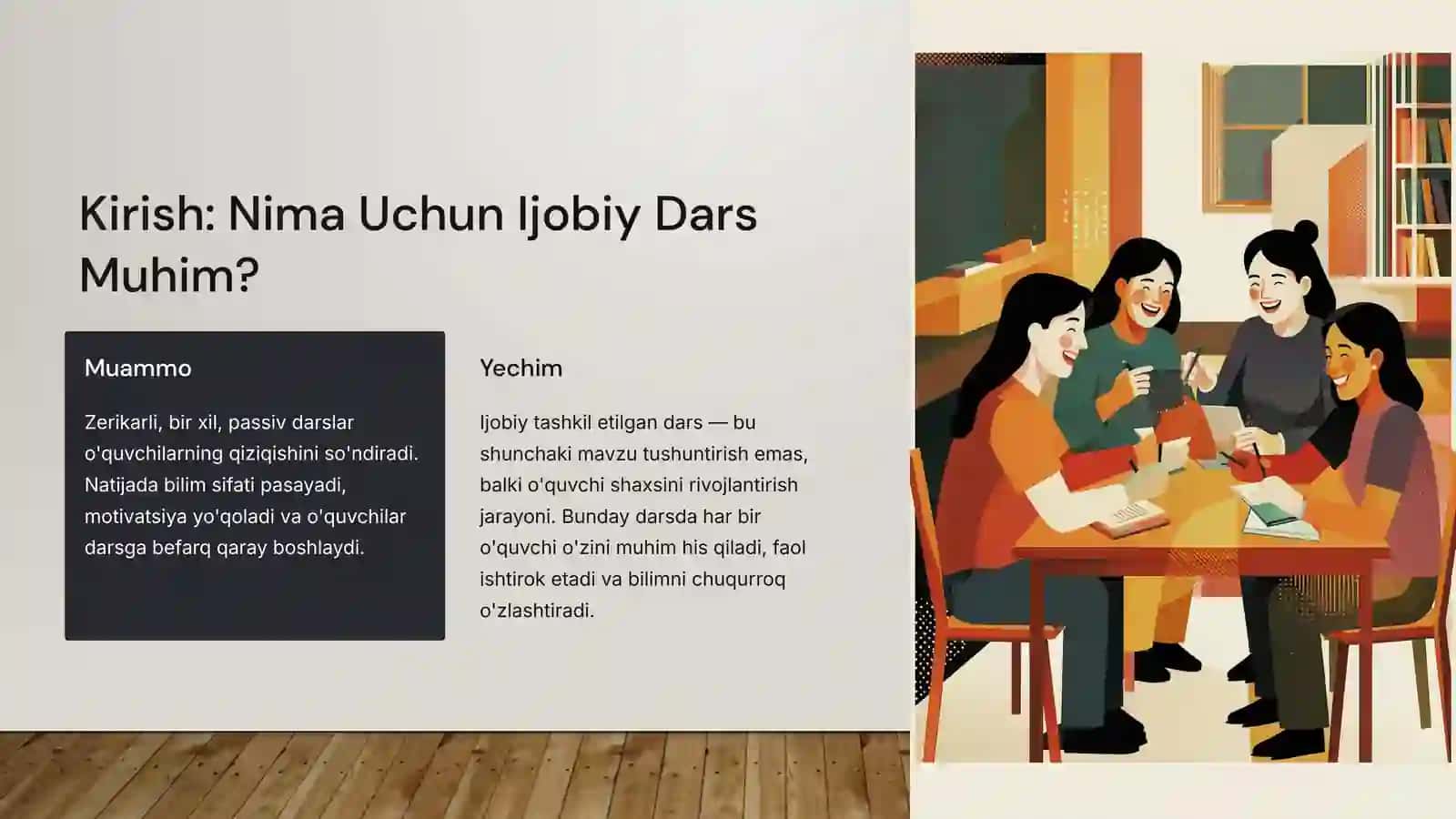 O'qituvchi Darsini Ijobiy Tashkil Etish 2