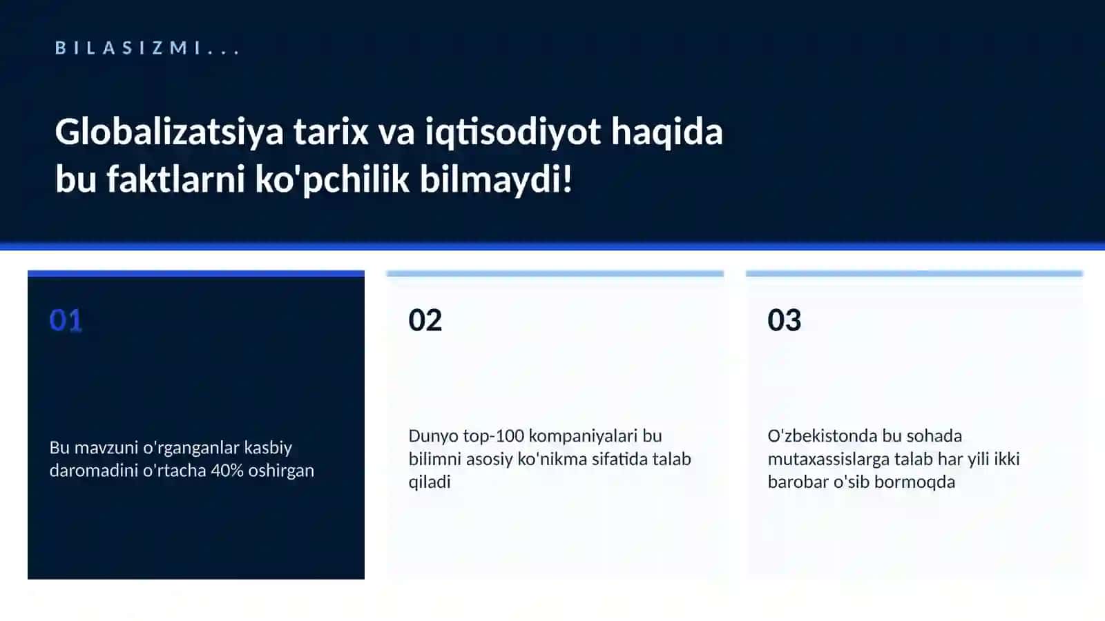 Globalizatsiya tarix va iqtisodiyot 2