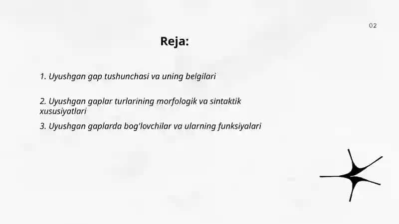 Uyushgan gaplar tahlili. Undalma. Kirish va kiritmalar 2