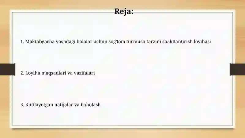 «Sog'lom kelajak bunyodkori» (Sog'lom turmush tarzi ko'nikmalarini shakllantirish) 2