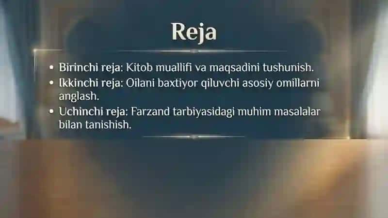 Shayx Muxammad Sodiq Muxammad Yusufning « Baxtiyor oila» kitobi 2