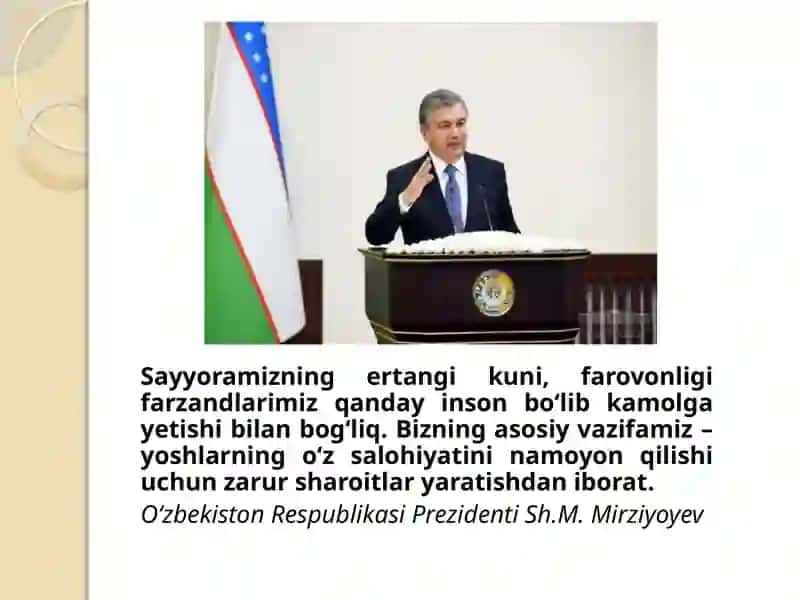 BESH TASHABBUS VA UNING YUKSAK MA’NAVIY MADANIYATNI TA’MINLASHDAGI O‘RNI Shu mavzu boyicha kurs ishi 2