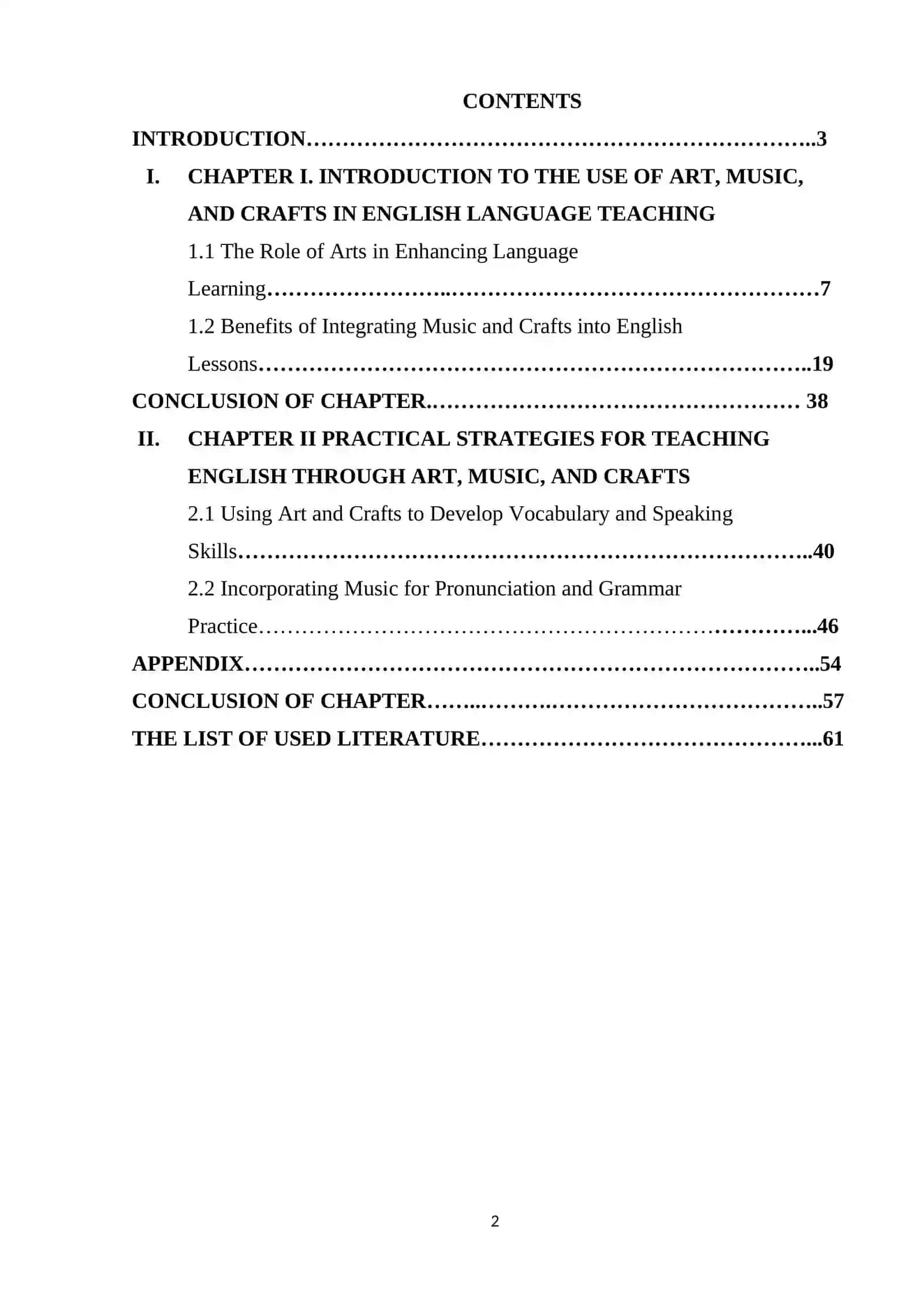 STRATEGIES FOR TEACHING ENGLISH THROUGH ART, MUSIC, AND CRAFTS IN PRIMARY EDUCATION kurs ishi 2