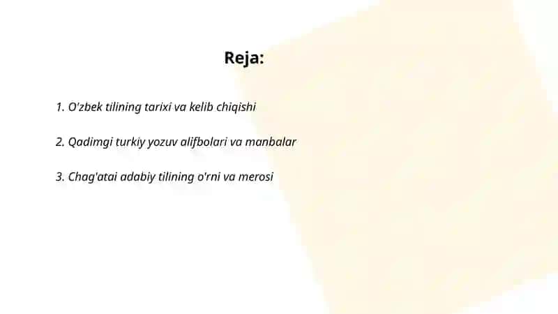 Til va yozuv. O'zbek yozuvlari tarixidan 2