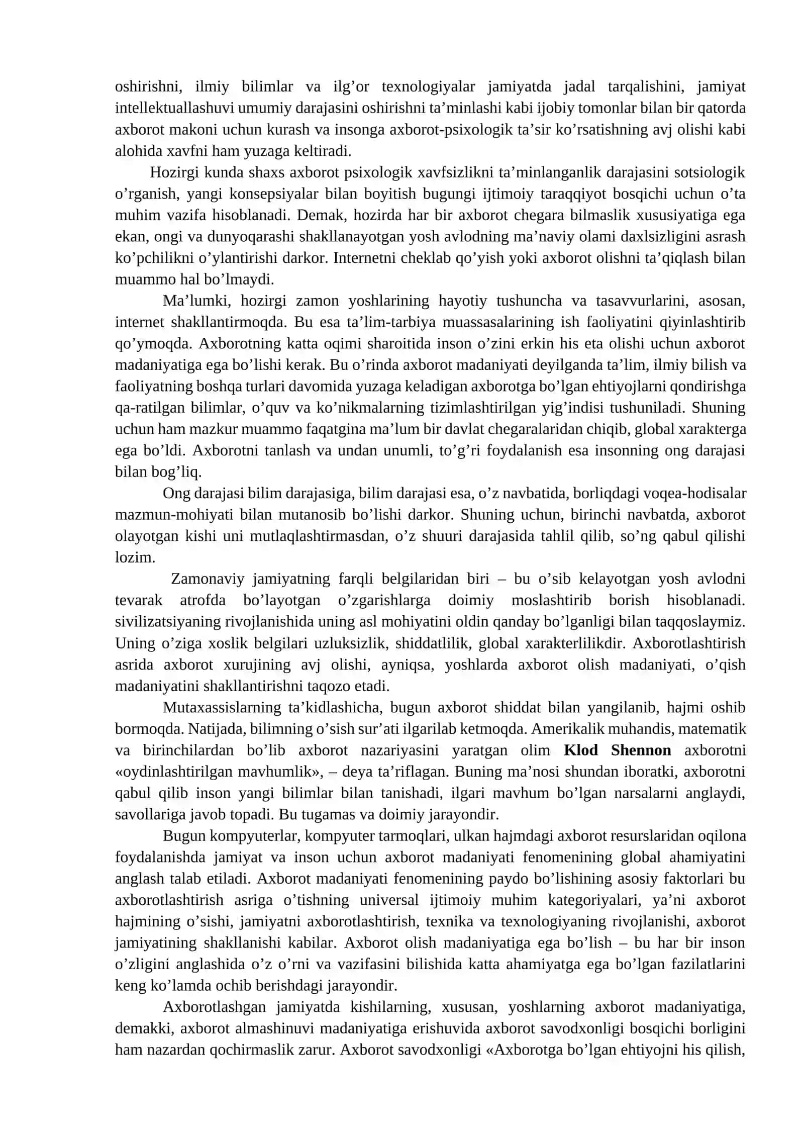 MEDIA MAYDONDA AXBOROT TARQATISH MADANIYATI 2