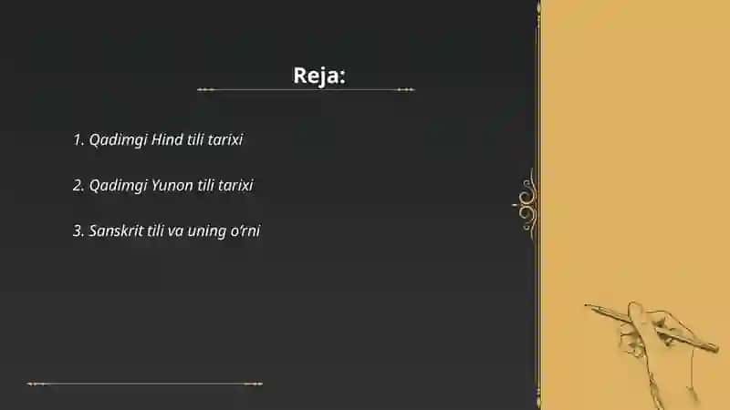Qadimgi hind va yunon tilshunosligi 2