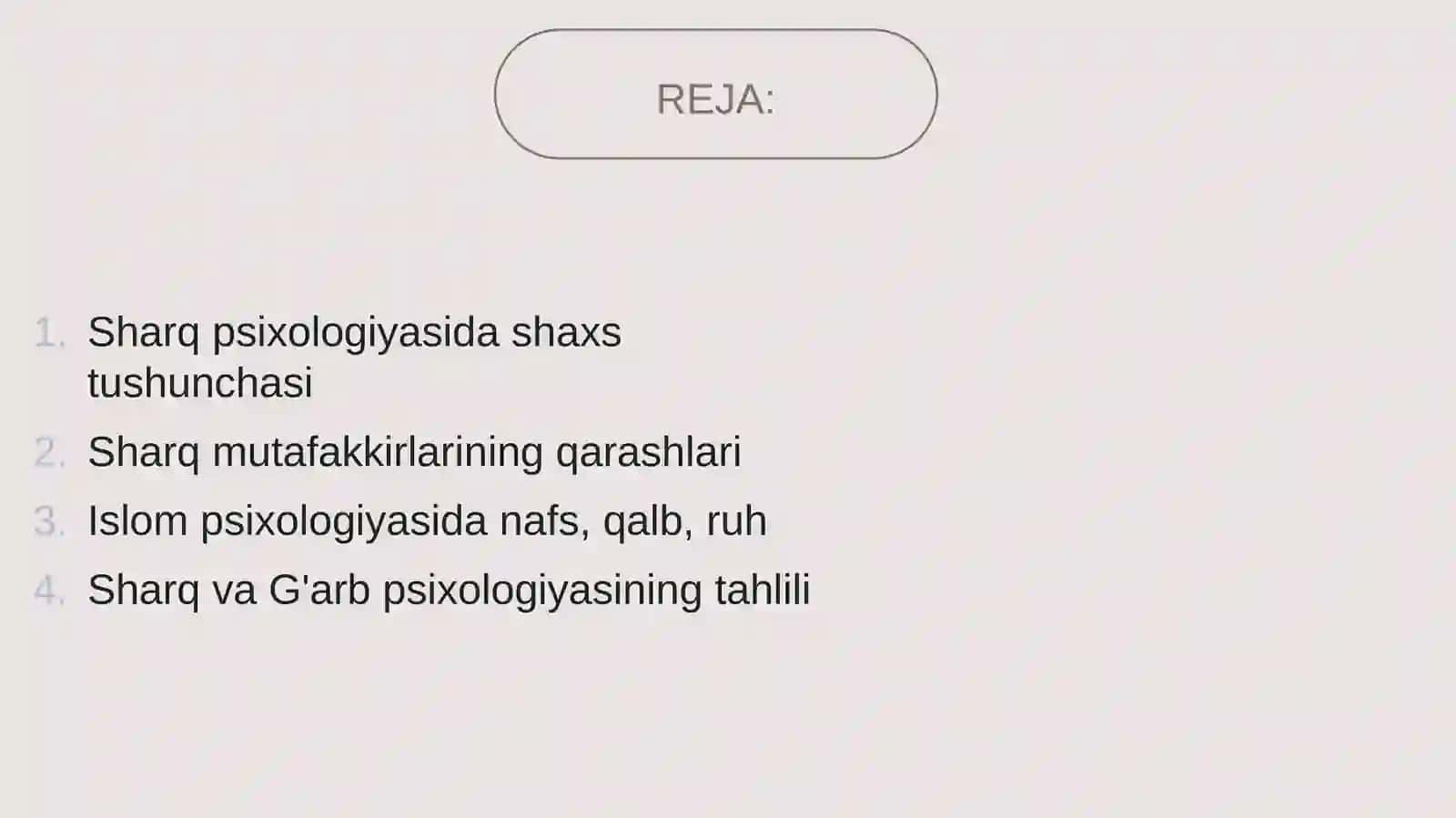 Sharq Psixologiyasida Shaxs Muammosi 2