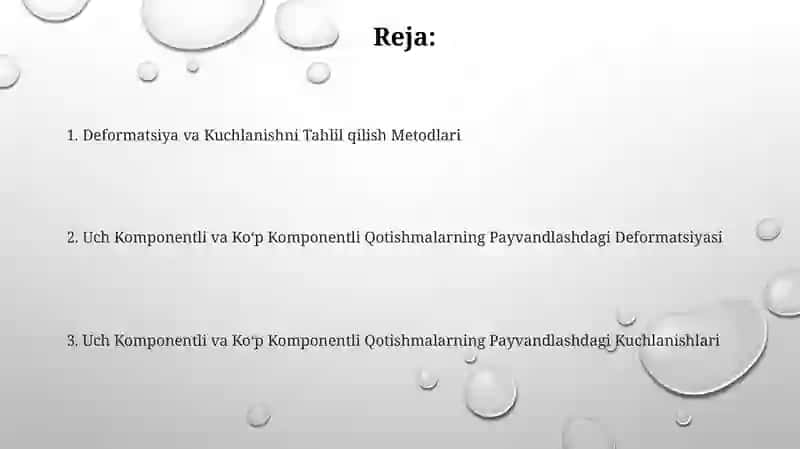 Deformatsiya va Kuchlanishni Tahlil qilish Metodlari 2