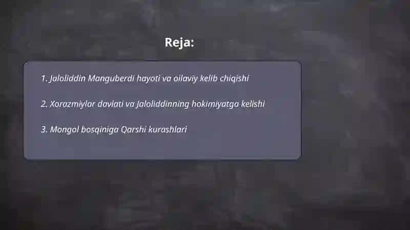 Jaloliddin Manguberdi - Vatan himoyachisi 2