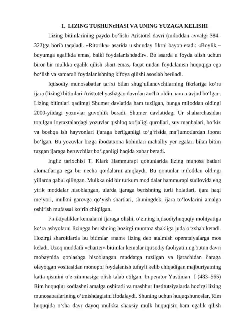LIZING MOLIYA IJARA SHARTNOMASI 2