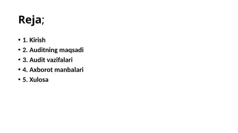 Ishlab chiqarish xarajatlarining auditining maqsadi 2