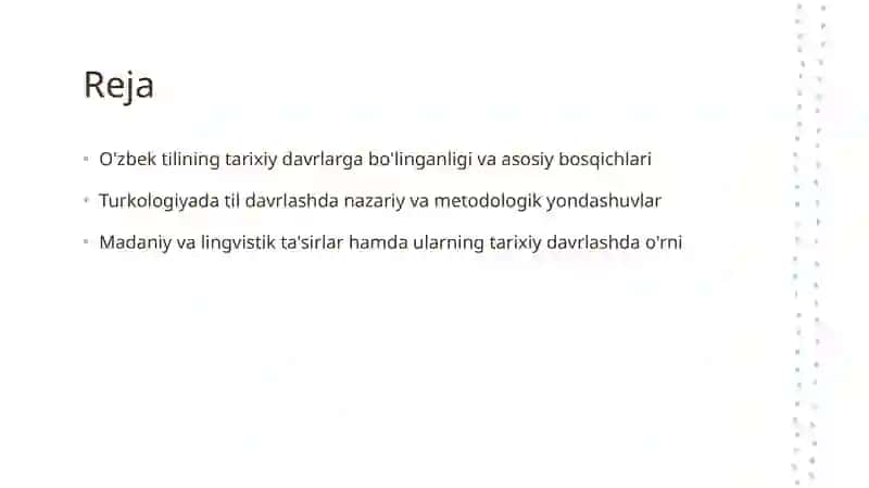 O'zbek tili tarixini davrlashtirishga oid turkologiyadagi qarashlar 2