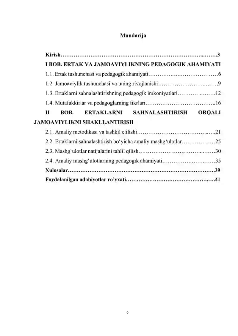 ertaklarni guruhda sahnalashtirish orqali jamoaviylikni rivojlantirish 2