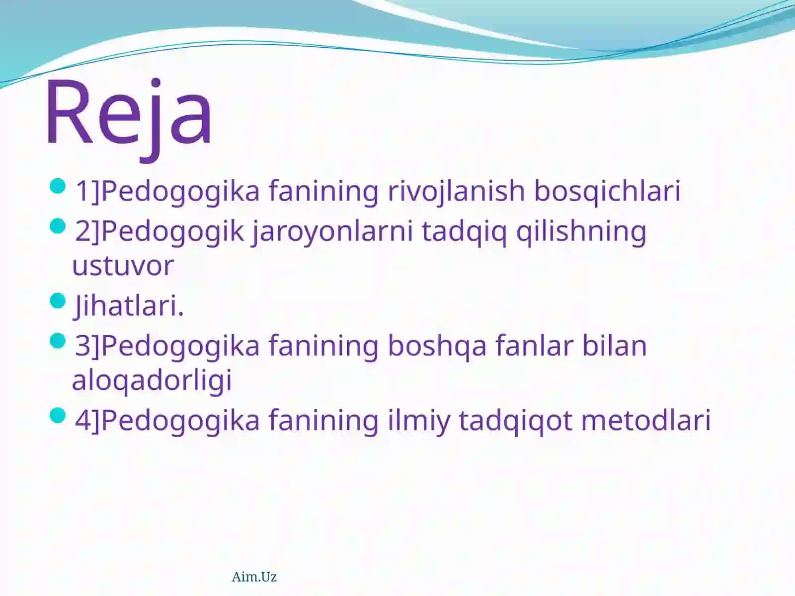 Pedogogikafaninig ilmiy Tadqiqotmetodlar 2