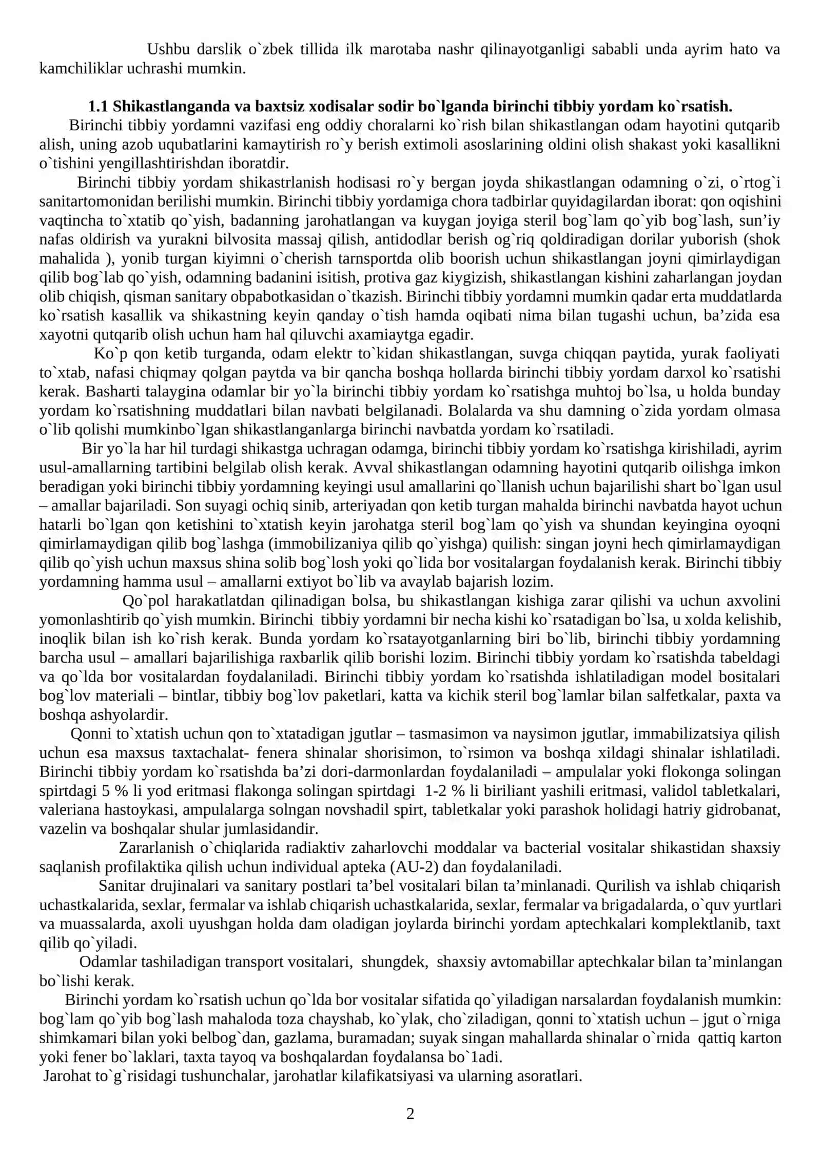 Xarbiy xizmatchilarning bosh, yuz, umurtqa pog’onasi shikastlanganda birinchi tibbiy yordam ko`rsatish usullari 2