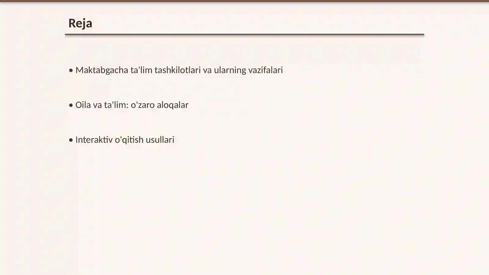 Maktabgacha yoshdagi bolalarni tarbiyalashda maltabgacha ta'lim tashkiloti va oilaning interaktiv shakllari 2