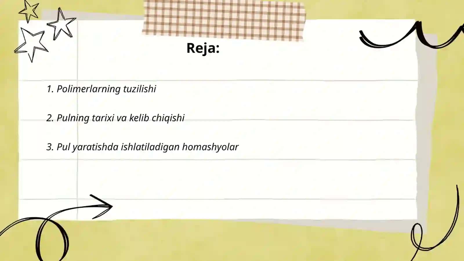 Pulning oʻziga xos hususiyatlari 2