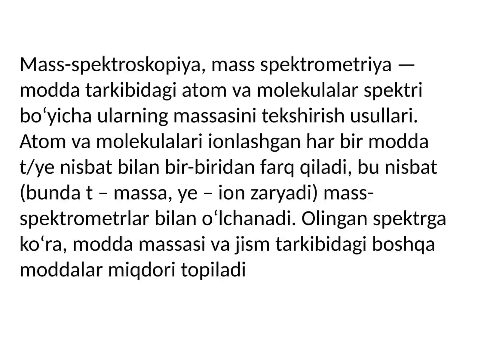 Mass-spektroskopiya 2